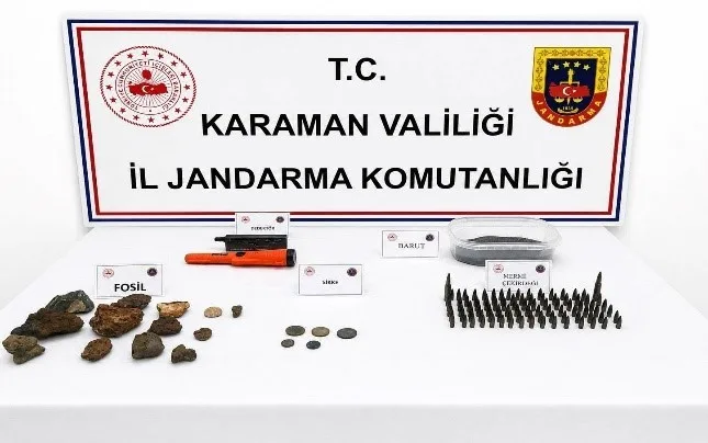 Karaman Jandarmasından Huzur Operasyonu: Binlerce Sorgulama, Tarihi Eserler ve 6 Tutuklama!