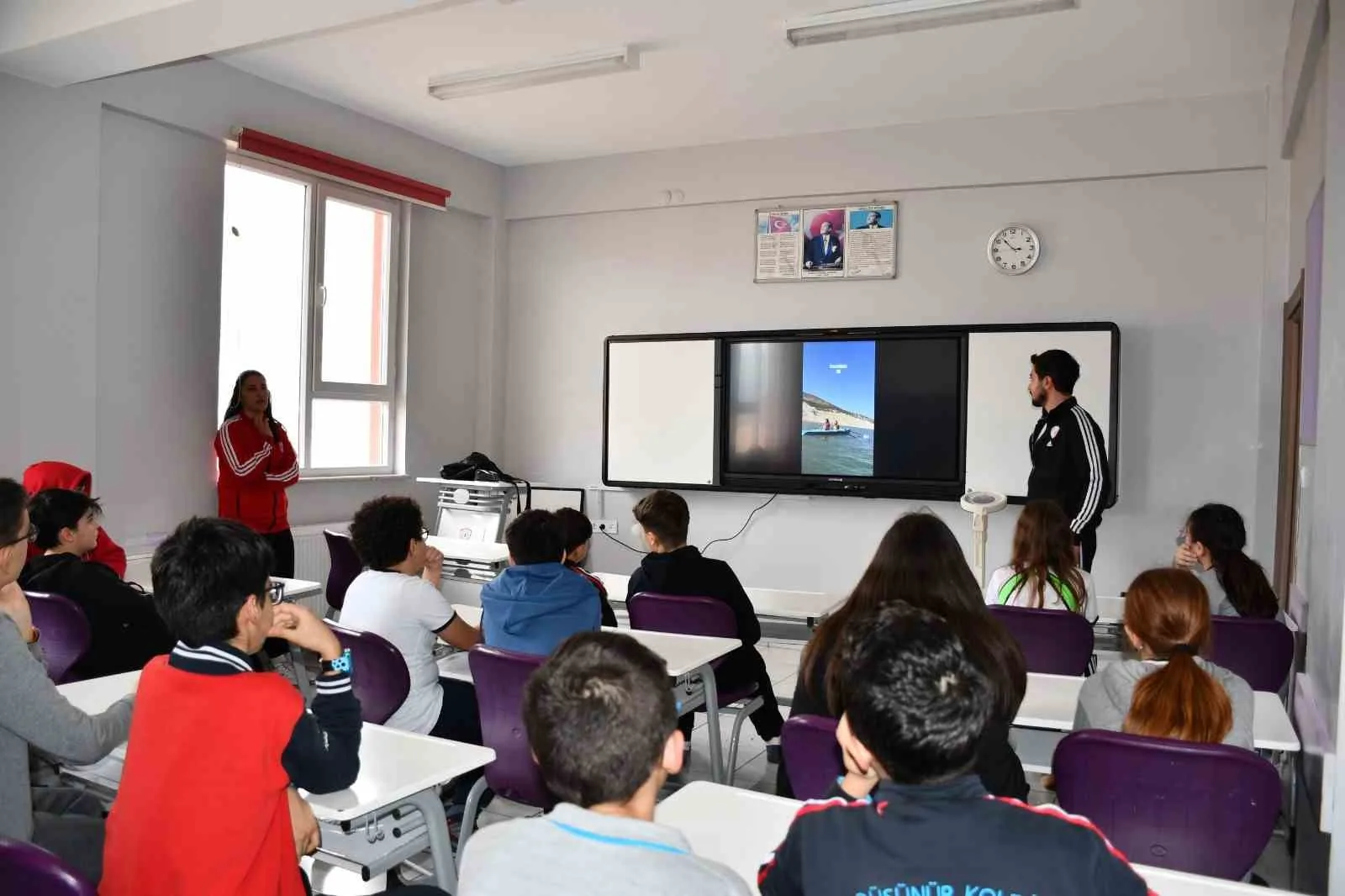 Karaman’da Kürek Sporcuları İçin Okullarda Yetenek Taraması Yapıldı