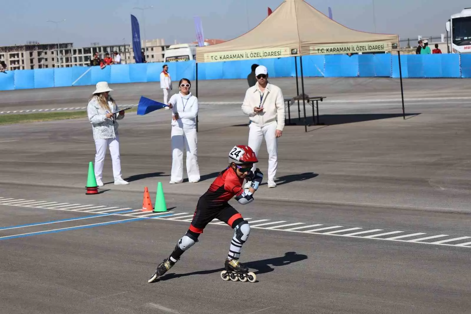 Karaman’da Tekerlekli Paten Türkiye Şampiyonası başladı